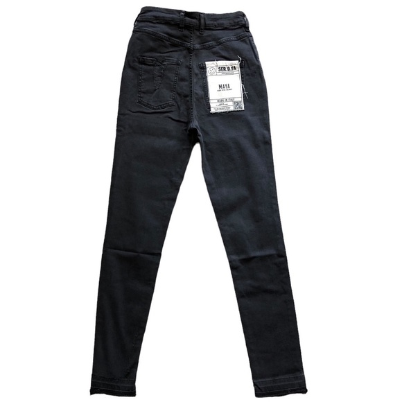 SER.O.YA Maya High Rise Skinny Jean Black NWT - Picture 6 of 16